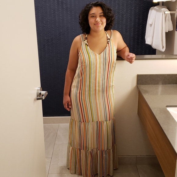 Dress maxi long Summer colors - Picture 4 of 11